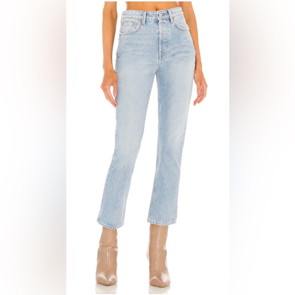 Grlfrnd Karolina High Rise straight crop